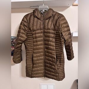 Eddie Bauer Women's Brown Puffer Jacket
